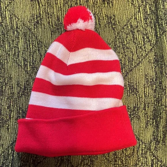 Army crew striped beanie hat - Picture 2 of 6